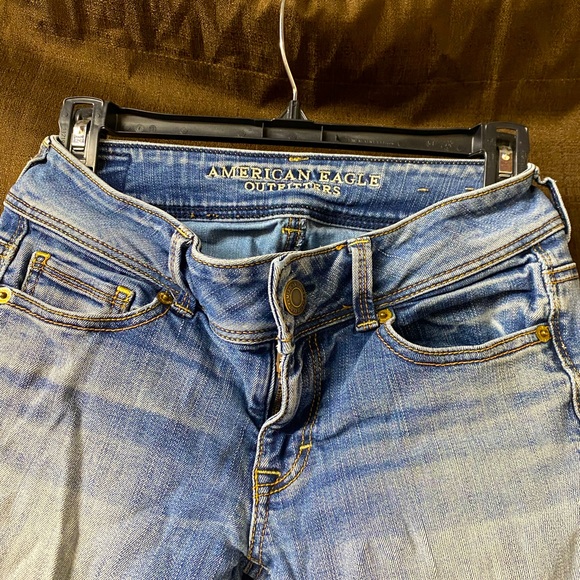 American Eagle Outfitters Kick Boot Super Stretch Jeans - Picture 2 of 4